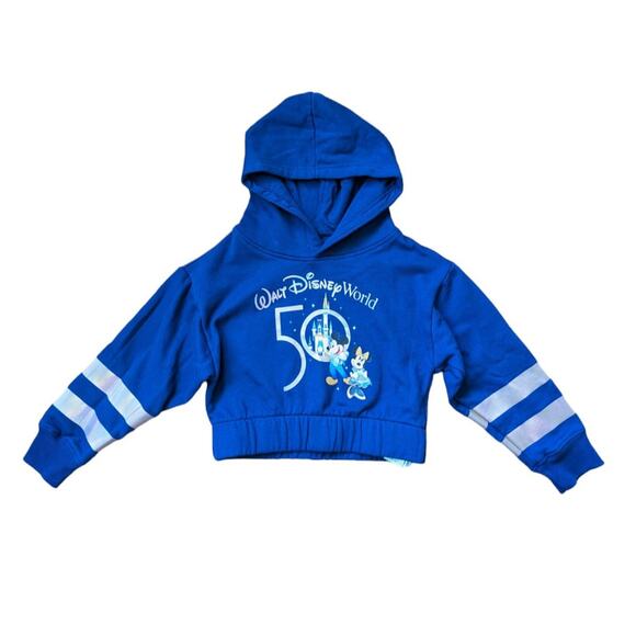 Mickey & Minnie Mouse Pullover Hoodie for Kids- Walt Disney World 50th Anniv. - Picture 1 of 4